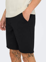 Only & Sons Mark Stretch Shorts - Black