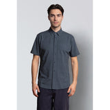 Clean Cut Formal Stretch- Navy/Ecru