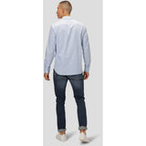 Clean Cut Oxford Stripe Skjorte - Lt. Blue/White