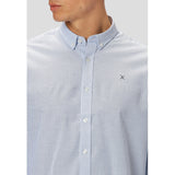 Clean Cut Oxford Stripe Skjorte - Lt. Blue/White