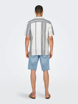 Only & Sons Caiden Stripe Linen Shirts