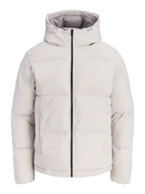 Jack & Jones Galaxy Puffer Jacket - Moonbeam
