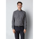 Clean Cut Formal AOP Stretch Shirt