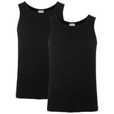 Resteröds 2er-Pack Tanktop - Schwarz