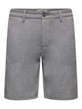 Only & Sons Mark Stretch Shorts - M. Grey
