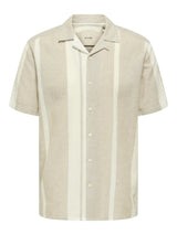 Only & Sons Caiden Stripe Linen Shirts