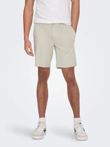 Only & Sons Mark Stretch Shorts - Moonstruck