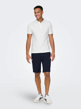 Only & Sons Mark Stretch Shorts - Night Sky