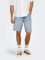 Only & Sons Edge Denim Shorts