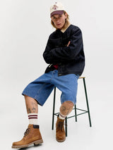 Jack & Jones Ron 730 Baggy Shorts - D. Blue