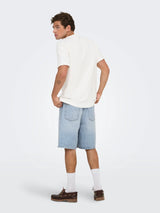 Only & Sons Fade Baggy Shorts 3155