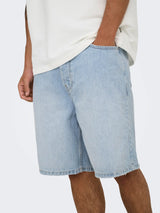 Only & Sons Fade Baggy Shorts 3155
