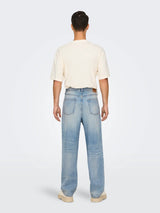 Only & Sons Fade Baggy Fit Jeans