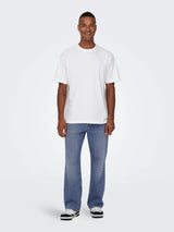Only & Sons Fade Baggy Fit Jeans