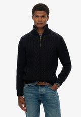Superdry Jacob Cable Knit Half Zip