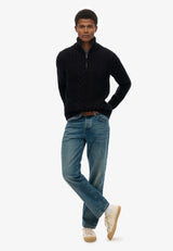 Superdry Jacob Cable Knit Half Zip
