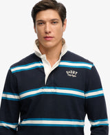 SuperDry Athletic Stripe Ruby Polo