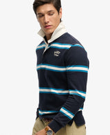 SuperDry Athletic Stripe Ruby Polo