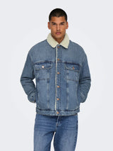 Only & Sons Wilson Sherpa Denim Jacket