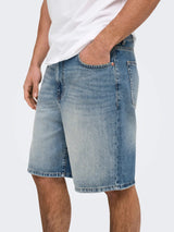 Only & Sons Fade Baggy Shorts