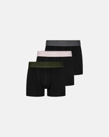 Resteröds 3 Pack Tights - Sort/Army/Pink
