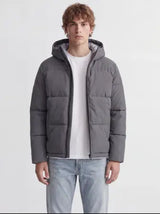 Jack & Jones Galaxy Puffer Jacket - Asphalt
