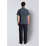 Clean Cut Formal Stretch- Marineblau/Ecru