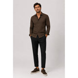 Clean cut Emil AOP Strech Shirt