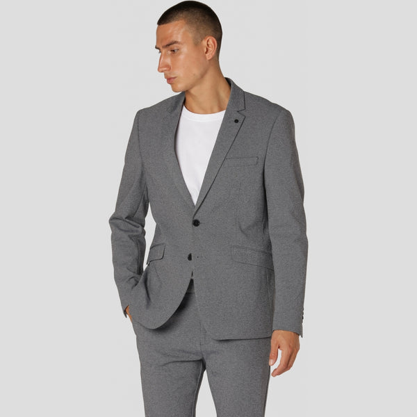 Milano Stretch Blazer - dark grey mix