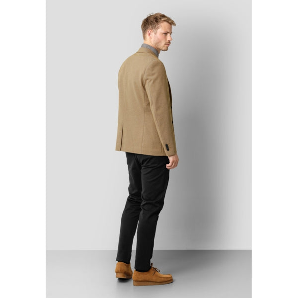 Milano Stretch blazer - dark camel