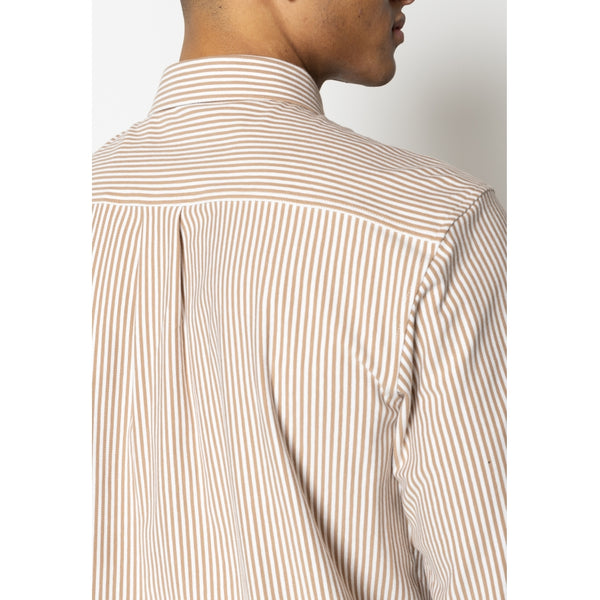 Formal Stretch Stripe Skjorte