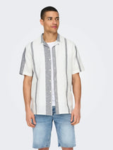 Only & Sons Caiden Stripe Linen Shirts