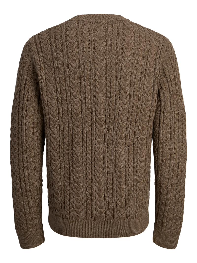 Blusean Knit Cable Crew
