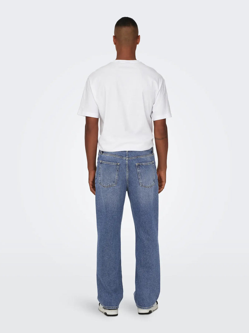 Fade Baggy Fit Jeans - 6781