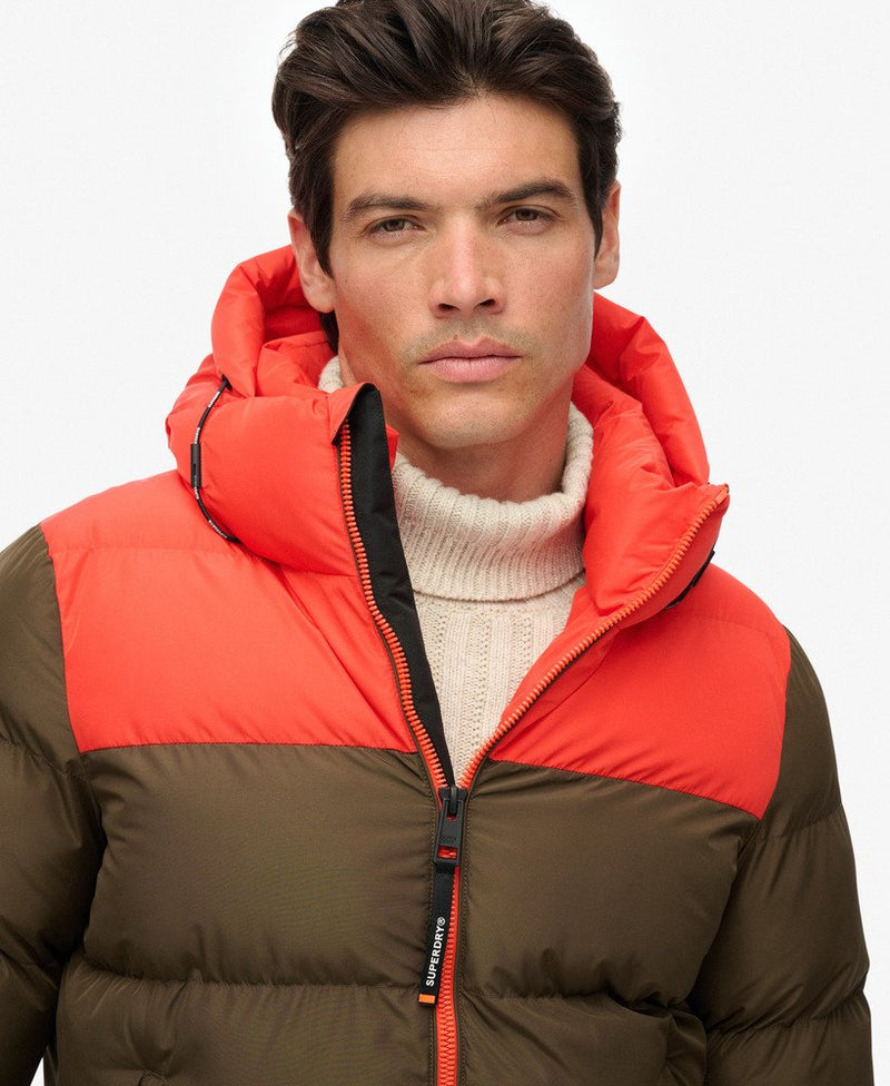 SuperDry Colorblock Puffer Jacket