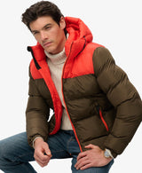 SuperDry Colorblock Puffer Jacket