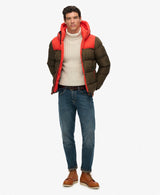 SuperDry Colorblock Puffer Jacket
