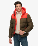 SuperDry Colorblock Puffer Jacket