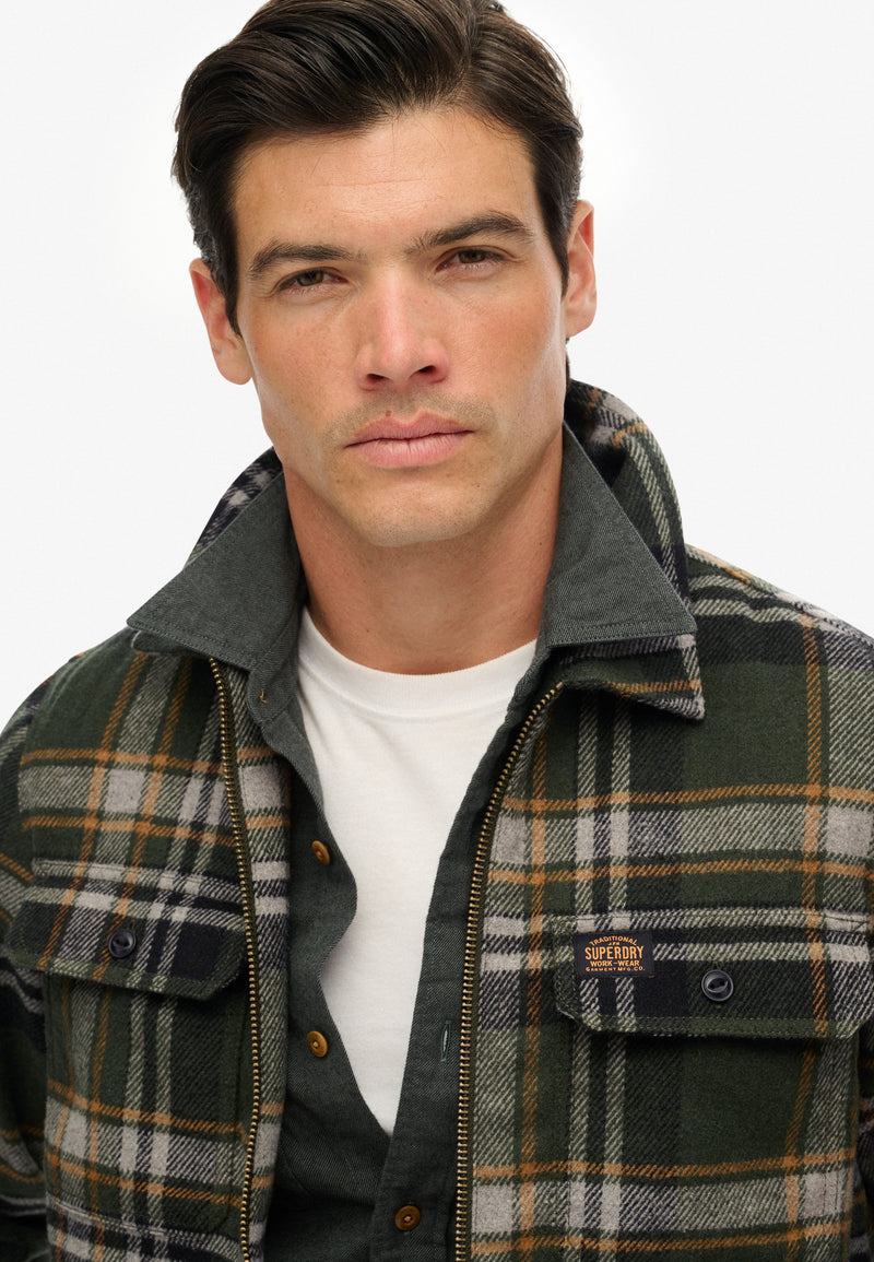 Superdry Wool Miler Zip Overshirt