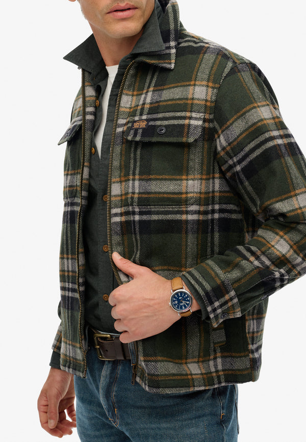 Superdry Wool Miler Zip Overshirt