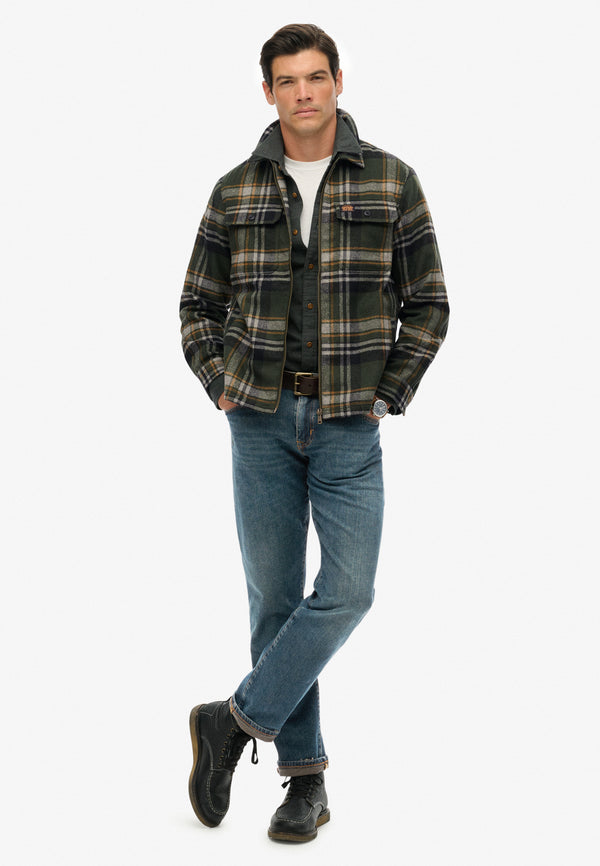 Superdry Wool Miler Zip Overshirt