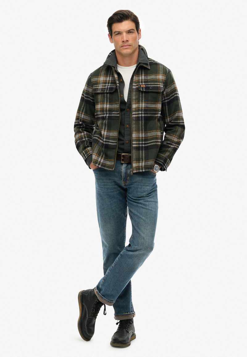 Superdry Wool Miler Zip Overshirt