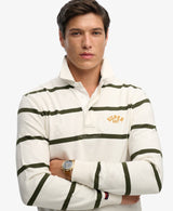 SuperDry Athletic Stripe Ruby Polo
