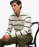 SuperDry Athletic Stripe Ruby Polo
