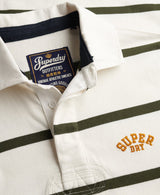 SuperDry Athletic Stripe Ruby Polo