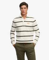 SuperDry Athletic Stripe Ruby Polo