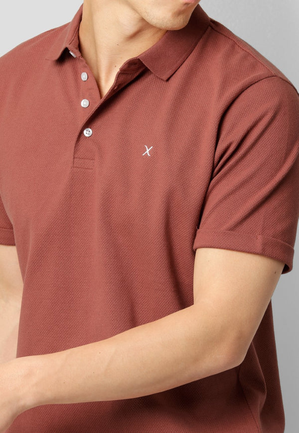 Silkeborg polo - rusty red
