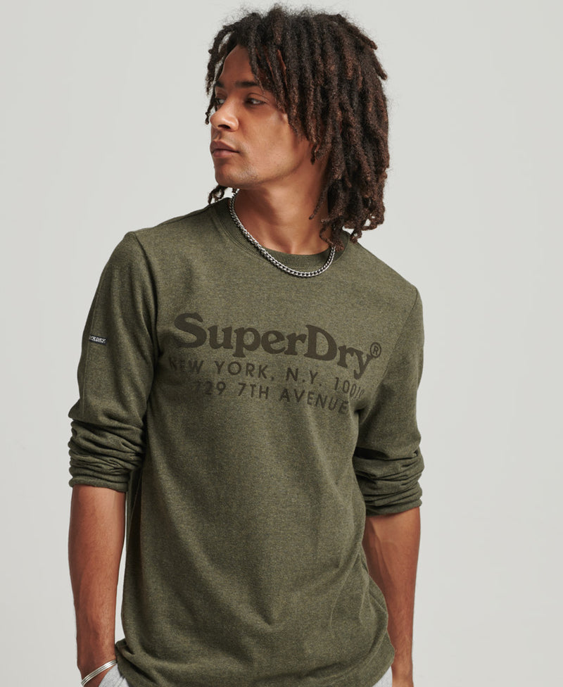 Superdry venue tonal langærmet t-shirt